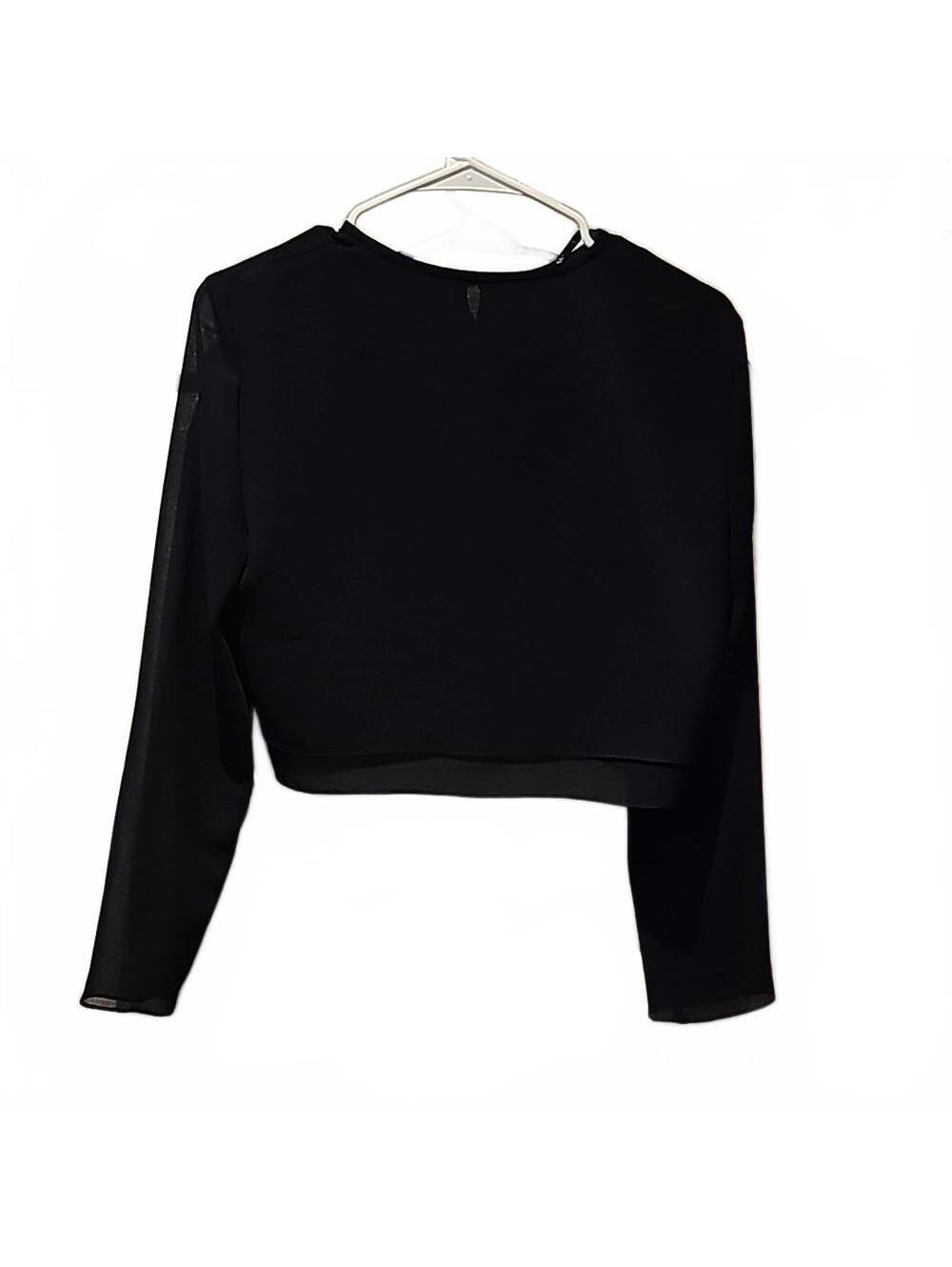 After Dark Layered Crop Open Back. Size 4